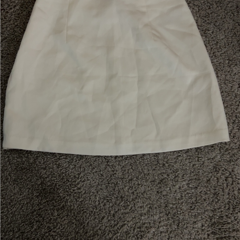 Forever 21 Cream Pencil Skirt